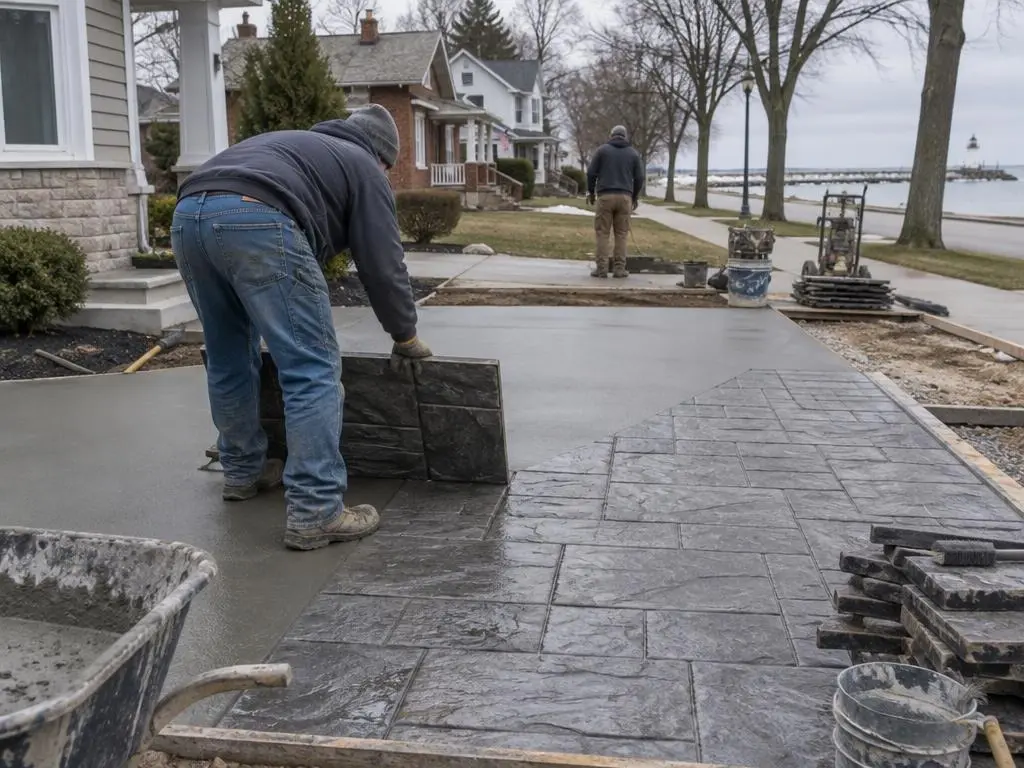 Stamped Concrete in Sheboygan, WI